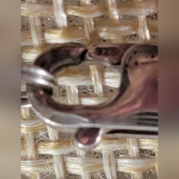 Keren Creations One Of A Kind Rose Quartz Glass Baroque Pearl Choker Necklace - Picture 7 of 9